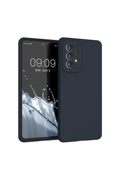 KWmobile Carcasă pentru Samsung Galaxy A53 5g, silicon, albastră, 57835.186