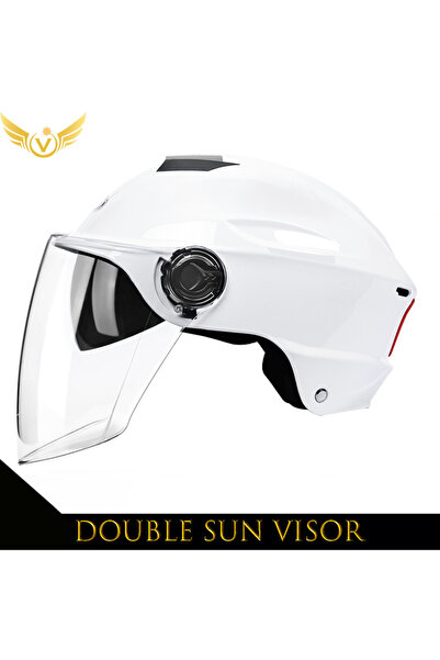 Choice 5 V Electric Scooter Helmet Summer V Chopper Motorcycle Helmets Safety...