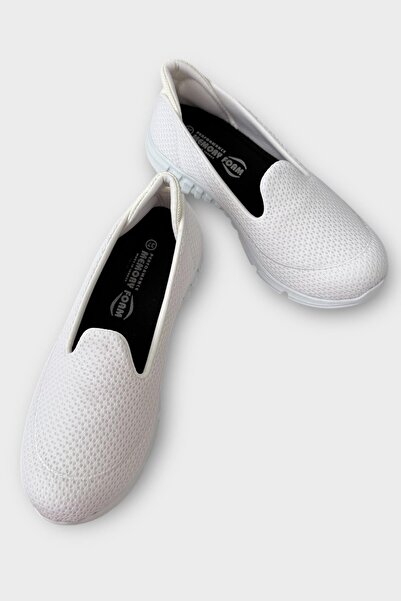 Liger Mey Form Orthopedic Sole Daily Walking Shoes White