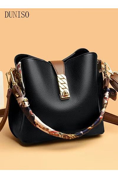 Generic Duniso Women's Bucket Bag Shoulder Bag Handbag Large Capacity Elegant Crossbody Bag