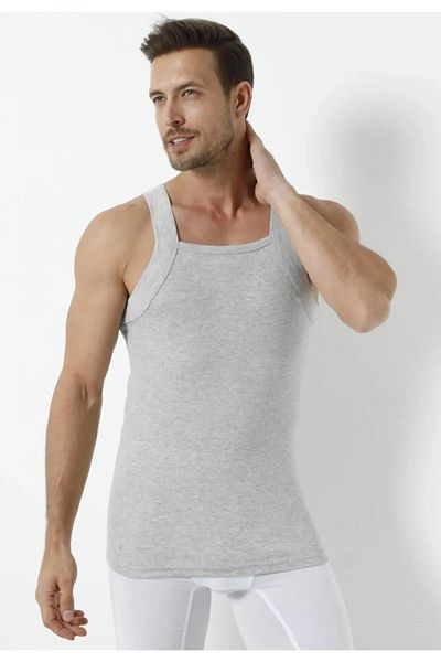 Anıt 5 Pieces Strappy Square Collar Men's Athlete 100% Cotton (ribana)