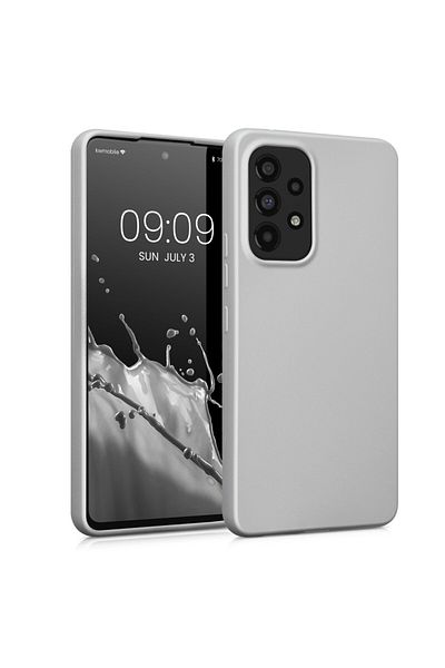 KWmobile Case For Samsung Galaxy A53 5g, Silicone, Gray, 57958.67