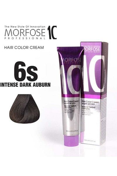 Morfose Morfose 10 Hair Color Cream with Argan Oil - 6S Intense Dark Blonde, 100ml