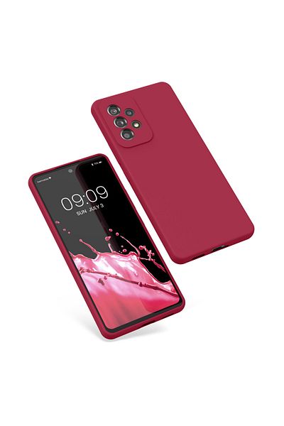 KWmobile Case For Samsung Galaxy A53 5g, Silicone, Red, 57835.229