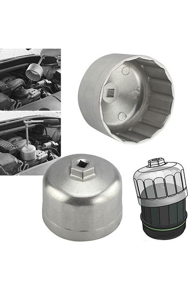Choice Oil Filter Wrench Cap Housing Tool Remover 16 Flutes 86mm For Car BMW & Volvo Repair Sleeve