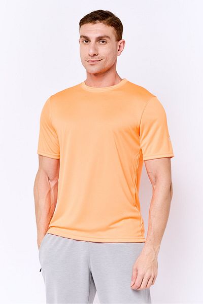 Champion Men Sportswear Fit Short Sleeve Outdoor T-Shirt, Orange
