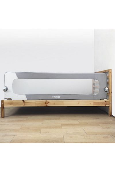 Empria Children's Bed Guardrail, Foldable, 160 Cm, White/grey