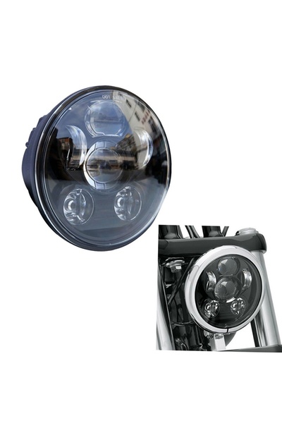 Choice1 black Waterproof 5.75" 5-3/4" Car Motorcycle Projector LED Headlight ...
