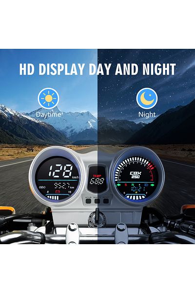MAIMEIMI New Motorcycle Speedometer LED Digital Dashboard For Honda CBX250 CBF250 Twister 2001-2008 OEM 3...