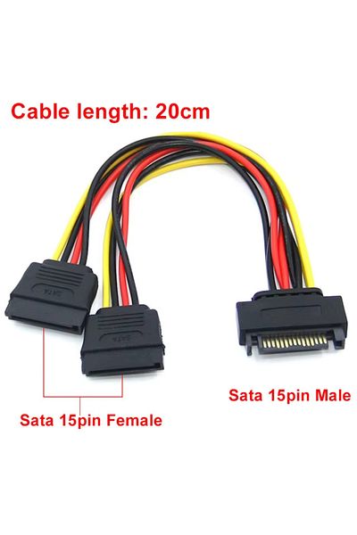 Choice كابل تمديد مزدوج عالمي IDE رباعي السنون إلى محرك SATA بواجهة SATA بيضاء للقرص الصلب/محرك بصري