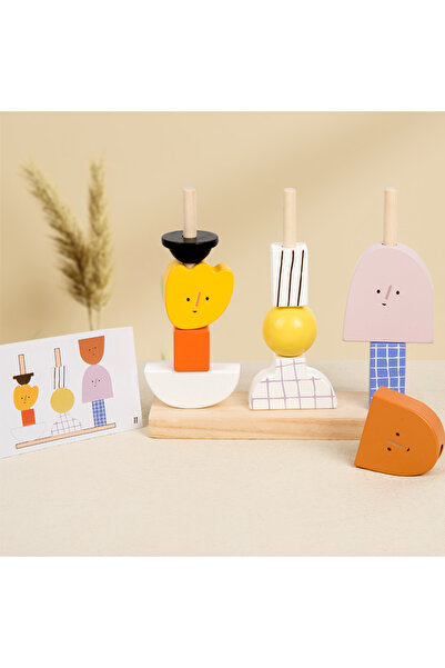 Choice مجموعة ألعاب مونتيسوري NB250C1 الخشبية ثلاثية الأبعاد الإبداعية، لعبة ...