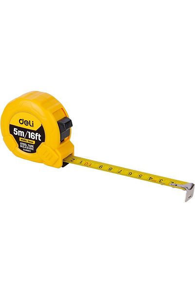 Deli Measuring Tape, 5 m x 19 mm Size