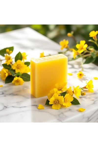 DR ŞEN St. John's Wort Soap Anti-Hair Loss Hair & Skin Moisturizer Handmade 150g