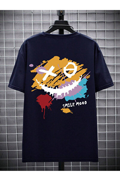 Revasser Tricou unisex pentru bărbați/femei SMILE, cu imprimeu personalizat, ...