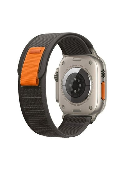 Generic Trail Loop Watch Band Strap For Ultra 49mm / 45mm / 44mm / 42mm | Black/ Grey