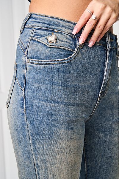 Joana Blugi Damă Skinny Fit Albastri Ranyia