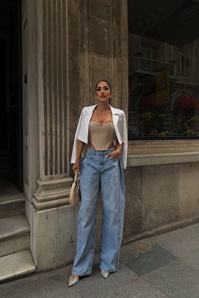 Joana Blugi Dam Oversize Albastri Laylah2