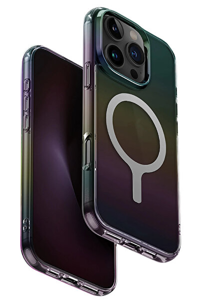 UNIQ Better By Design Husă pentru iPhone 16 Pro Max, holografică, care își sc...