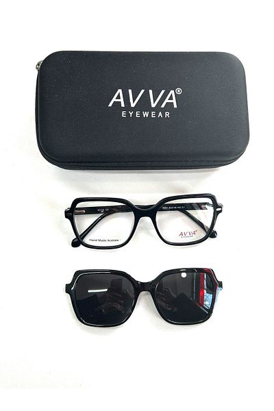 Avva 6581 C1 Polarized Clip-On Women's Sunglasses
