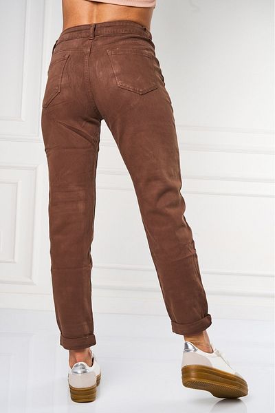 Joana Women's Mom Fit Jeans Brown Judie