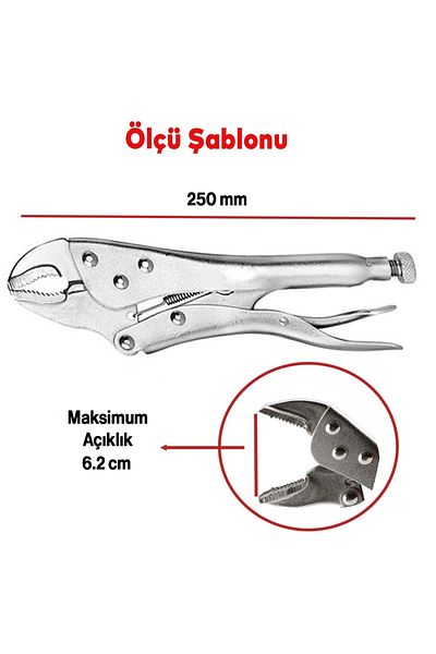 Badem10 10" Inch Bevel Adjustable Metal Steel Plier Suitable for Fields