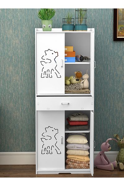 sharpdo Floor to Floor Waterproof Storage Rack and Storage Cabinet in Bathroom and Bathroom 40*30*120cm