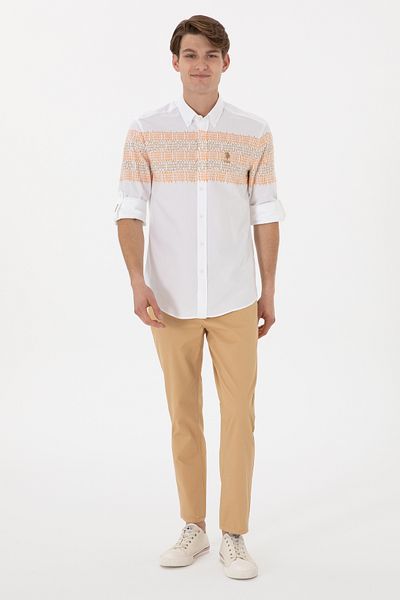 U.S. Polo Assn. Πόλο Ασν. Ανδρικό παντελόνι καμβά 2098513
