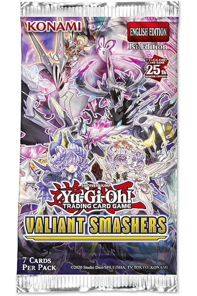 KONAMI يوغي-أوه! TCG: مجموعة بطاقات لعب فاليانت سماشرز المعززة (قطعة واحدة متنوعة)