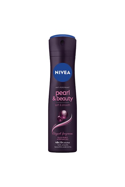 NIVEA Antiperspirant Spray for Women Pearl & Beauty Black 150 ml