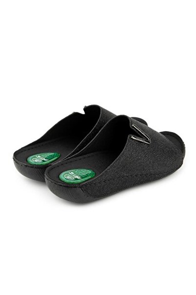 Muya Mena 32219-581 Жіночі тапочки з гелевою підошвою та анатомічною підошвою, повністю чорні, розмір 36-40