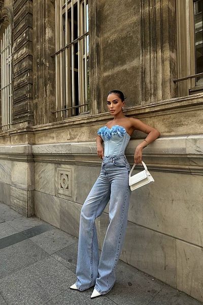 Joana Blugi Regular Fit Albastri Averie