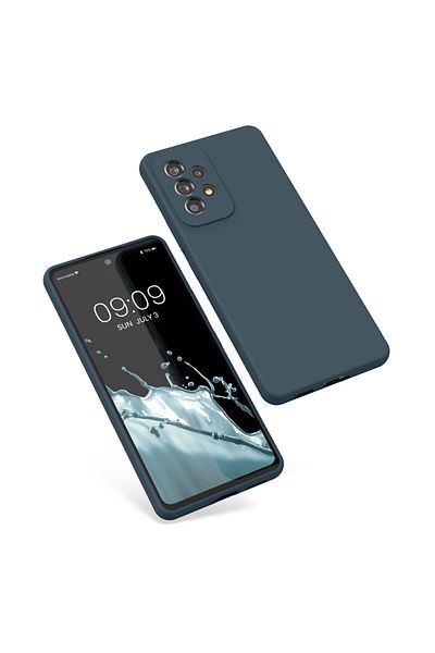 KWmobile Carcasă pentru Samsung Galaxy A53 5g, silicon, albastră, 57835.202