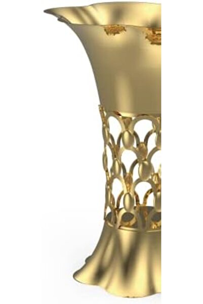 ALSAIF Rajin Incense Burner, Colour: Gold,size: Medium