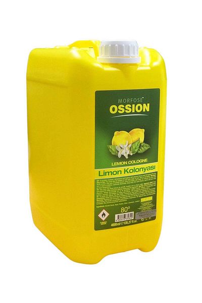 Morfose Ossion Lemon Cologne 4000ml - Refreshing and Long-Lasting Citrus Fragrance for Daily Use