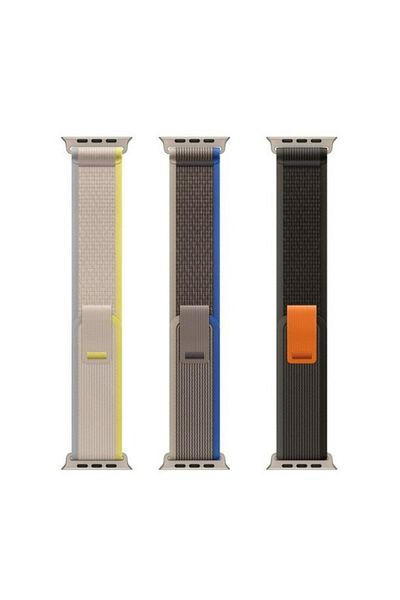 Generic Trail Loop Watch Band Strap For Ultra 49mm / 45mm / 44mm / 42mm | Orange / Gray