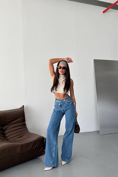 Joana Blugi Dam Oversize Albastri Malani2