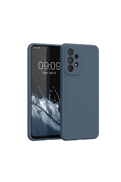 KWmobile Carcasă pentru Samsung Galaxy A33 5g, silicon, albastră, 57833.202