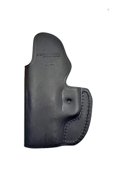Aresoutdoors Canik Mete MC9 Gizli Tip Deri Silah Kılıfı Siyah Metal Maşalı