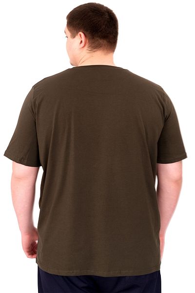 ModeXL Oversized Men's T-Shirt - Crew Neck U25027 Khaki