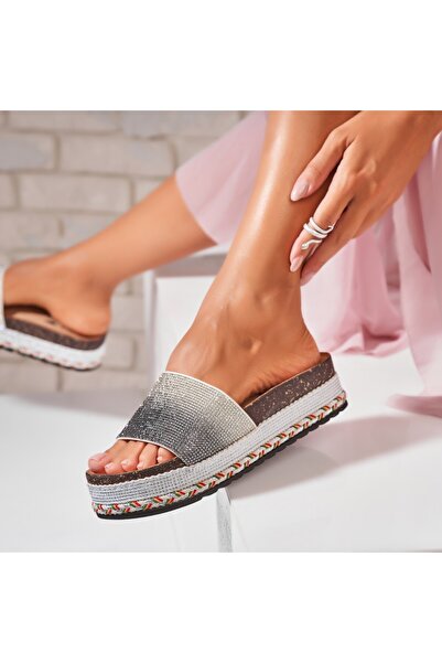 Joana Papuci/Slapi Argintii din Piele Ecologica Akiko