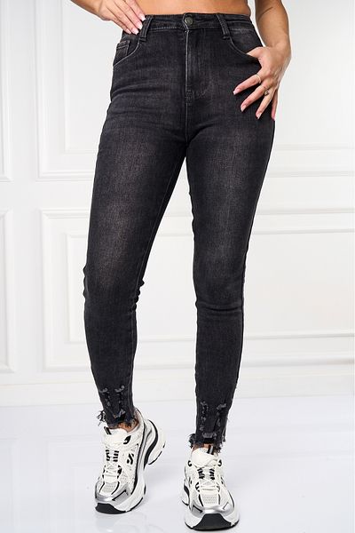 Joana Women's Skinny Fit Jeans Black Rainy