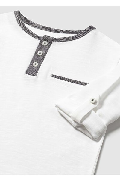 MAYORAL Boy's Tshirt Gray - White