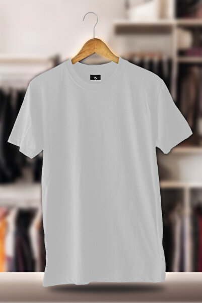 CC STORE Βαμβακερό Oversize Απλό Ατυπωμένο Λευκό T-Shirt με 3 νήματα