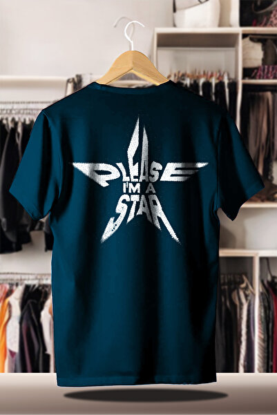 CC STORE Μπλουζάκι Indigo με ράστερ 3 νημάτων από βαμβακερό υπερμεγέθη