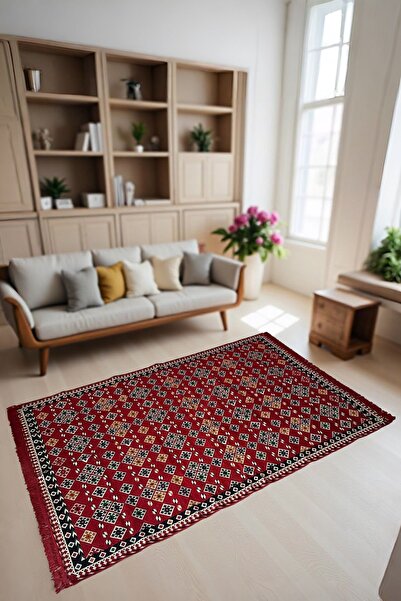 mdhomecarpet Türkiye Şark Köşesi Halısı - Otantik Kilim Desenli, Doğal Dokulu...