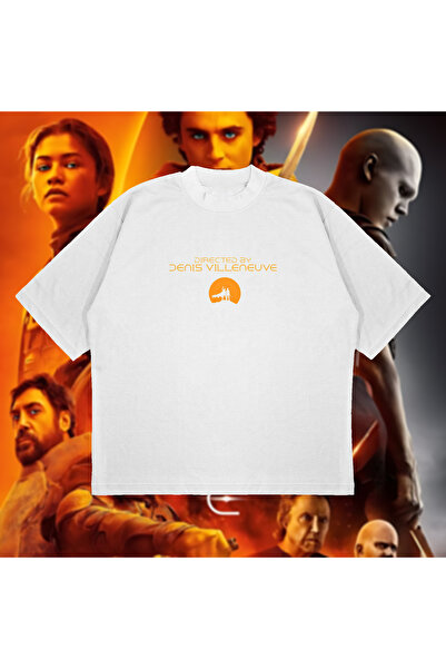 PURE POWER Μπλουζάκι Dennis Villeneuve με στάμπα, υπερμεγέθη, unisex, από βαμ...