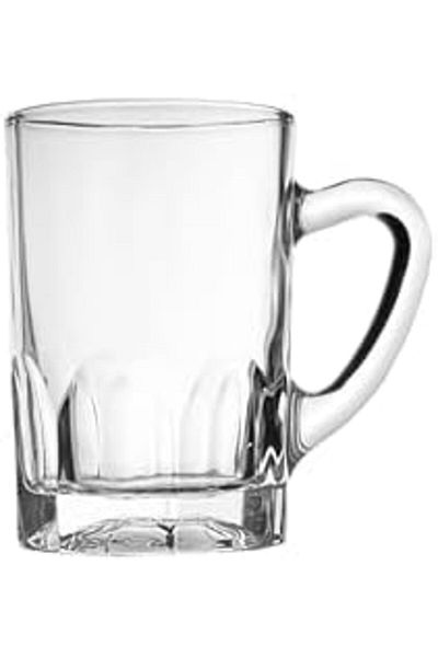 ALSAIF 6-pieces Glass Tea Cup Set: Transparent Design Allows You To Clearly See The Tea Color, 100ml