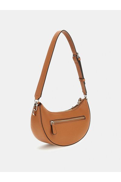 Guess Nastra Top Zip válltáska női barna válltáska Hwbg9637170-autó