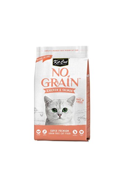 Kit Cat No Grain Chicken And Salmon Dry Cat Food - 1 Kg