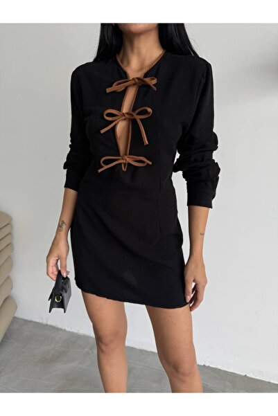 Joana Γυναικεία Φορέματα Μαύρα Lillian